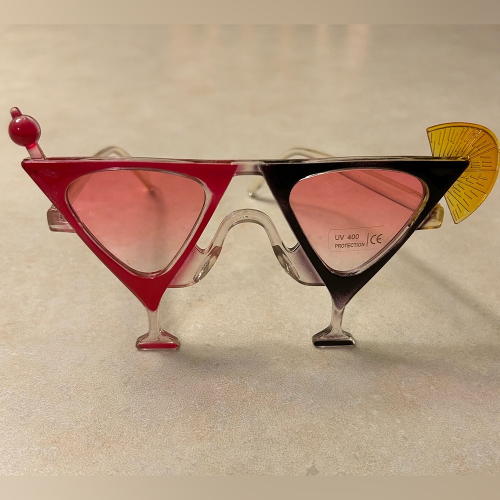 Martini Sunglasses - NEW With Tags-UV Protection- Birthdays/Bachelorette/Beach